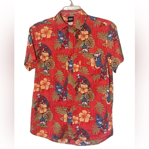 Star Wars Other - Star Wars Mandalorian / Baby Yoda Hawaiian shirt. Size small GUC